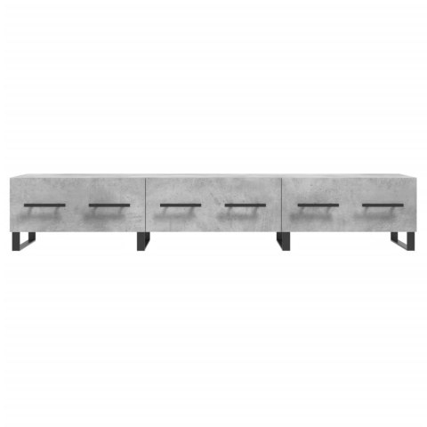 SZAFKA POD TELEWIZOR SZAROŚĆ BETONU 150X36X30CM