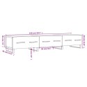 SZAFKA POD TELEWIZOR SZAROŚĆ BETONU 150X36X30CM