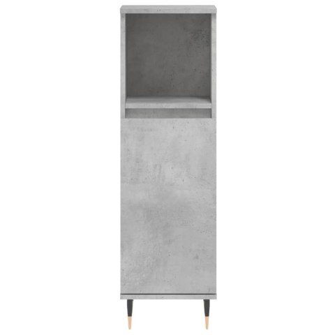 SZAFKA ŁAZIENKOWA SZAROŚĆ BETONU 30X30X100CM