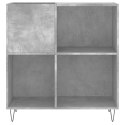 SZAFKA NA PŁYTY SZAROŚĆ BETONU 84,5X38X89CM