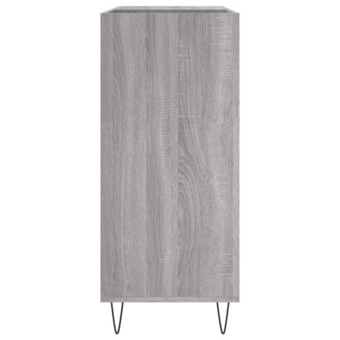 SZAFKA NA PŁYTY WINYLOWE SZARY DĄB SONOMA 84,5X38X89CM