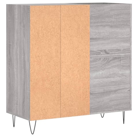 SZAFKA NA PŁYTY WINYLOWE SZARY DĄB SONOMA 84,5X38X89CM