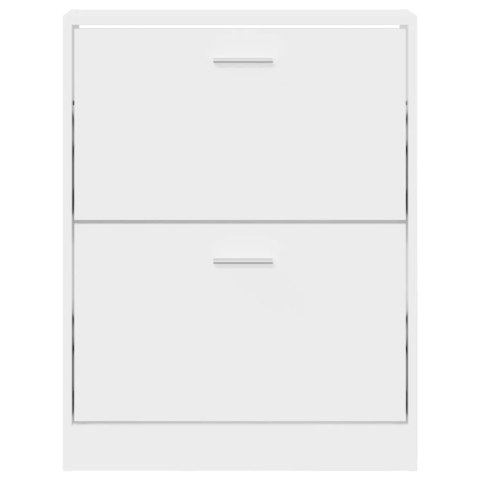 PÓŁKA NA BUTY BIAŁA 59X17X81CM