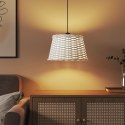 KLOSZ LAMPY WISZĄCEJ BIAŁY Ø38X23CM WIKLINA