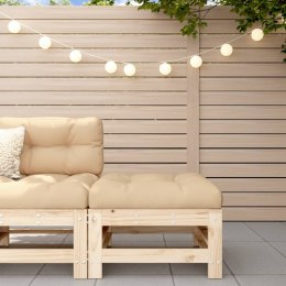 PODNÓŻEK OGRODOWY Z PODUSZKĄ DREWNO SOSNOWE