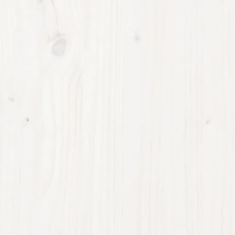 PODNÓŻEK OGRODOWY BIAŁY 120X80CM DREWNO SOSNOWE