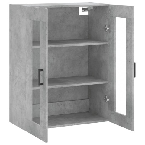 SZAFKA WISZĄCA SZAROŚĆ BETONU 69,5X34X90CM