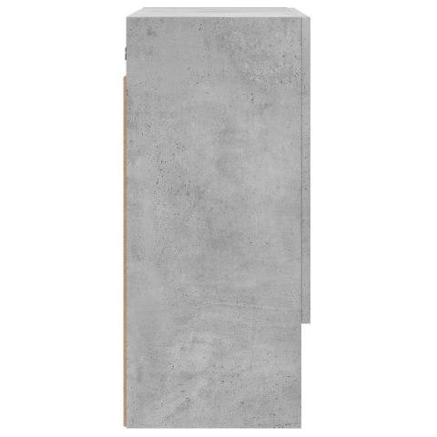 SZAFKA WISZĄCA SZAROŚĆ BETONU 60X31X70CM