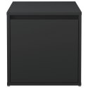 PUF Z SZUFLADĄ CZARNY 40,5X40X40CM