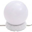 TOALETKA Z OŚWIETLENIEM LED CZARNA 86,5X35X136CM