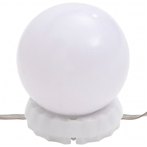 TOALETKA Z OŚWIETLENIEM LED CZARNA 86,5X35X136CM