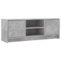 SZAFKA POD TELEWIZOR SZAROŚĆ BETONU 102X30X37,5CM