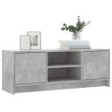 SZAFKA POD TELEWIZOR SZAROŚĆ BETONU 102X30X37,5CM