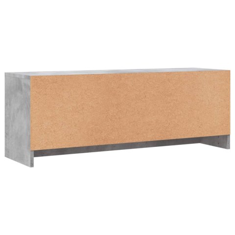 SZAFKA POD TELEWIZOR SZAROŚĆ BETONU 102X30X37,5CM