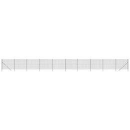 OGRODZENIE Z SIATKI DRUCIANEJ ANTRACYTOWE 1,6X25M