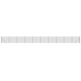 OGRODZENIE Z SIATKI Z KOTWAMI ANTRACYTOWE 1,6X25M