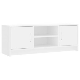 SZAFKA POD TV, BIAŁA, 102X30X37,5 CM, MATERIAŁ DREWNOPOCHODNY