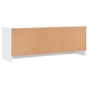 SZAFKA POD TV, BIAŁA, 102X30X37,5 CM, MATERIAŁ DREWNOPOCHODNY