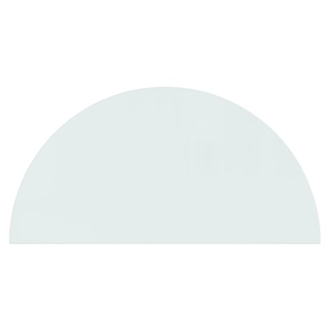 PANEL KOMINKOWY SZKLANY PÓŁOKRĄGŁY 1000X500MM