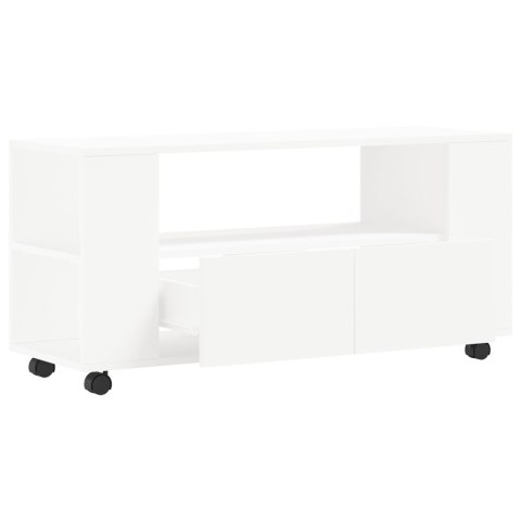 SZAFKA POD TV BIAŁA 102X34,5X43CM