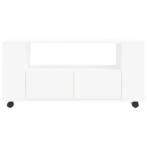 SZAFKA POD TV BIAŁA 102X34,5X43CM