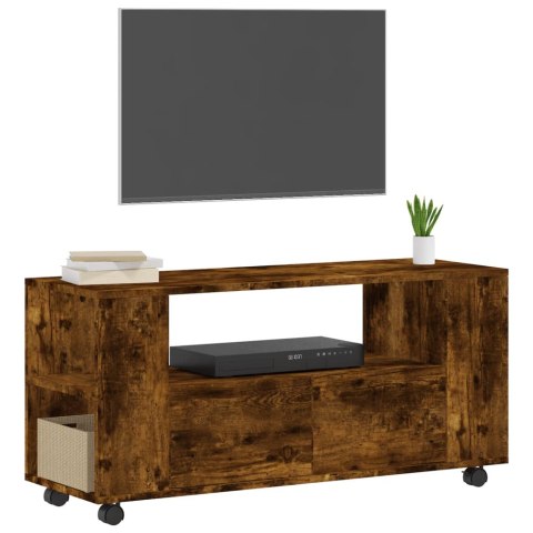 SZAFKA POD TV PRZYDYMIONY DĄB 102X34,5X43CM