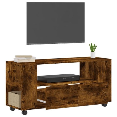SZAFKA POD TV PRZYDYMIONY DĄB 102X34,5X43CM