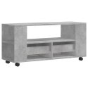 SZAFKA POD TV, SZAROŚĆ BETONU, 102X34,5X43 CM