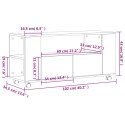 SZAFKA POD TV, SZAROŚĆ BETONU, 102X34,5X43 CM