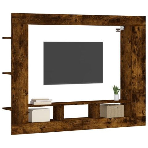 SZAFKA POD TELEWIZOR PRZYDYMIONY DĄB 152X22X113CM