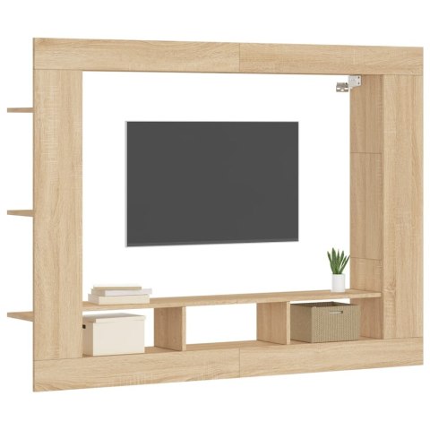 SZAFKA POD TELEWIZOR DĄB SONOMA 152X22X113CM