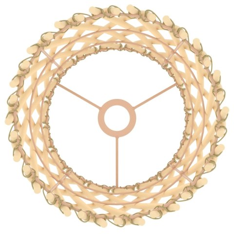 KLOSZ DO LAMPY Ø23X28CM WIKLINA
