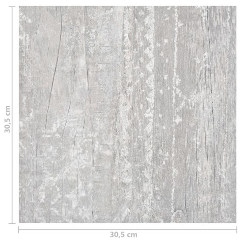 SAMOPRZYLEPNE PANELE PODŁOGOWE 20 SZT PVC 1,86M² SZARE