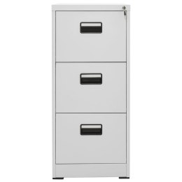 SZAFKA KARTOTEKOWA JASNOSZARA 46X62X102,5CM STALOWA