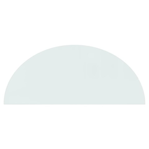 PANEL KOMINKOWY SZKLANY PÓŁOKRĄGŁY 1200X500MM