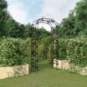 PERGOLA OGRODOWA CZARNA 116X45X240CM STALOWY