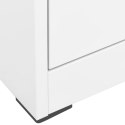 SZAFKA KARTOTEKOWA BIAŁA 46X62X133CM STALOWA