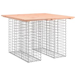 ŁAWKA OGRODOWA GABION 100X102X72CM DREWNO DAGLEZJOWE