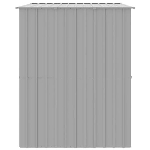 BUDA DLA PSA Z DACHEM JASNOSZARA 214X153X181CM STAL