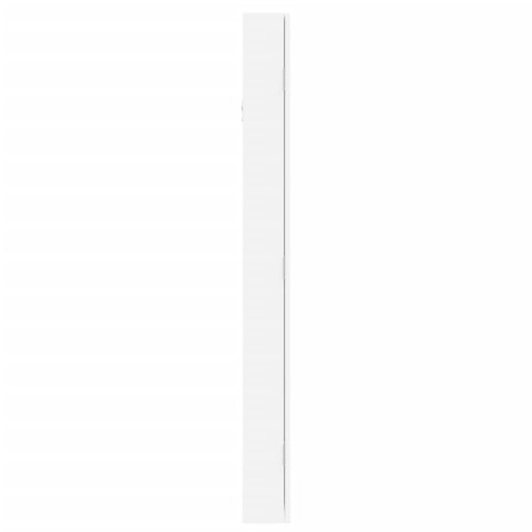 SZAFKA ŚCIENNA NA BIŻUTERIĘ Z LUSTREM I LED BIAŁA