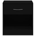 SZAFKI NOCNE Z SZUFLADĄ 2 SZT CZARNE