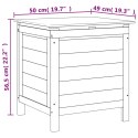 SKRZYNIA OGRODOWA 50X49X56,5CM DREWNO JODŁOWE