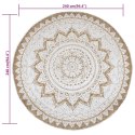 DYWAN JUTOWY PLECIONY Z JUTY MANDALA 240CM