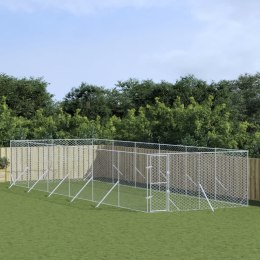 KOJEC ZEWNĘTRZNY DLA PSA 4X12X2 M STAL GALWANIZOWANA