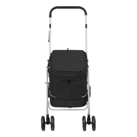 WÓZEK DLA PSA KOTA CZARNY SKŁADANY DO 15KG