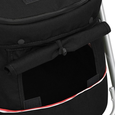 WÓZEK DLA PSA KOTA CZARNY SKŁADANY DO 15KG