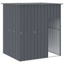 BUDA DLA PSA Z DACHEM ANTRACYTOWA 165X153X181CM STAL