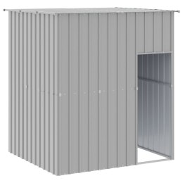 BUDA DLA PSA Z DACHEM SZARA 165X153X181CM STAL