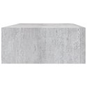 PÓŁKA ŚCIENNA Z SZUFLADĄ SZAROŚĆ BETONU 40X23,5X10CM