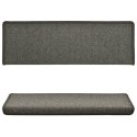 NAKŁADKI NA SCHODY 15 SZT 65X21X4CM CIEMNOSZARE
